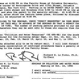 Announcements, 1990-09-14. ...