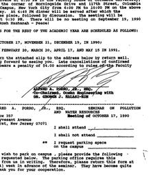 Announcements, 1990-10-17. ...