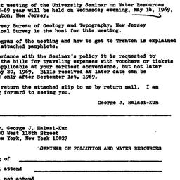 Announcements, 1969-05-14. ...