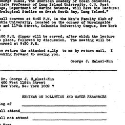 Announcements, 1969-02-17. ...