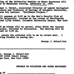 Announcements, 1968-02-12. ...