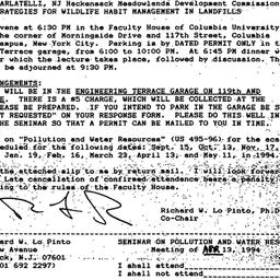 Announcements, 1994-03-29. ...