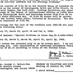 Announcements, 1982-01-20. ...
