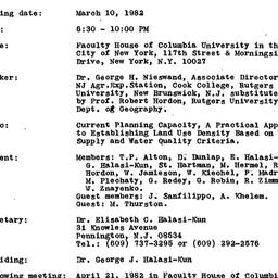 Minutes, 1982-03-12. Pollut...