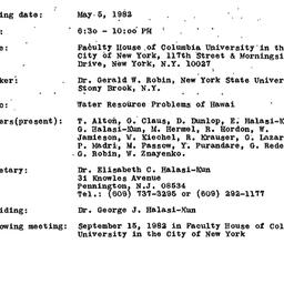 Minutes, 1982-05-07. Pollut...