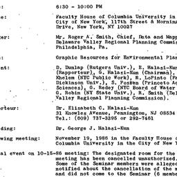 Minutes, 1986-10-16. Pollut...