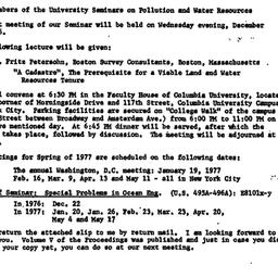 Announcements, 1976-12-15. ...