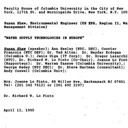 Minutes, 1995-03-08. Pollut...
