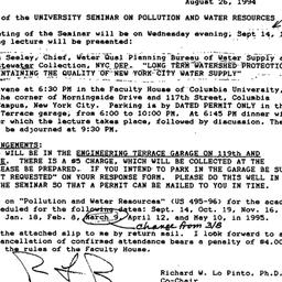 Announcements, 1995-08-26. ...