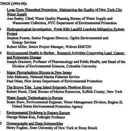 Schedules, Pollution and Wa...