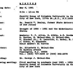 Minutes, 1981-05-07. Pollut...