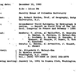 Minutes, 1980-12-11. Pollut...