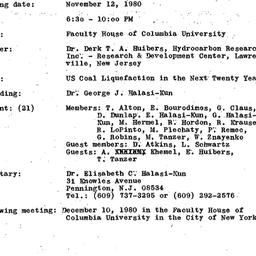 Minutes, 1980-11-12. Pollut...