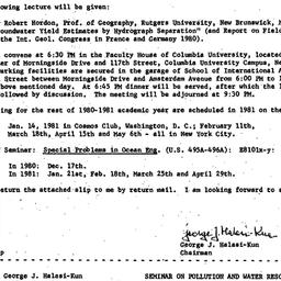 Announcements, 1980-12-10. ...