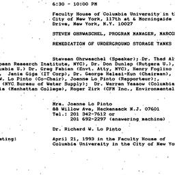 Minutes, 1993-03-24. Pollut...