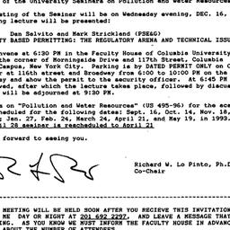 Announcements, 1992-12-01. ...