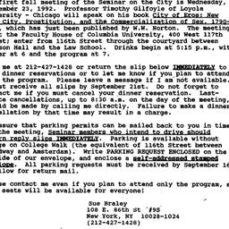 Announcements, 1992-09-23. ...