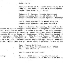 Minutes, 1988-10-26. Pollut...