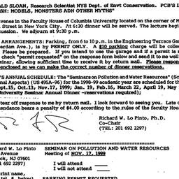 Announcements, 1999-10-18. ...