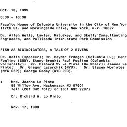 Minutes, 1999-10-13. Pollut...