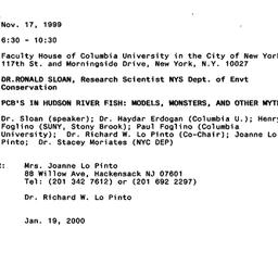 Minutes, 1999-11-17. Pollut...