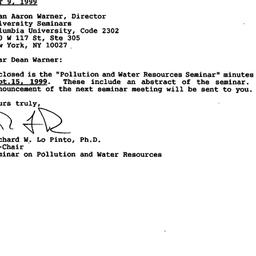 Minutes, 1999-09-15. Pollut...