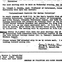 Announcements, 1971-04-28. ...
