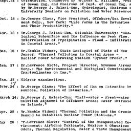 Announcements, 1970-09-15. ...