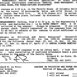 Announcements, 1995-10-28. ...