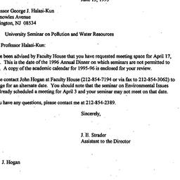 Correspondence, 1996-06-13....