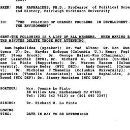 Minutes, 1996-03-27. Pollut...