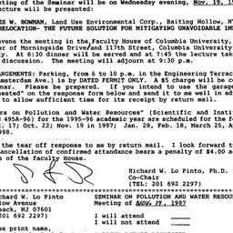 Announcements, 1997-11-11. ...