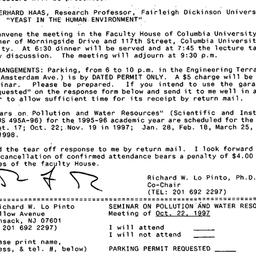Announcements, 1997-09-27. ...
