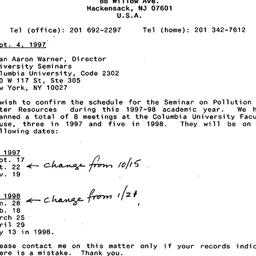 Correspondence, 1997-09-04....