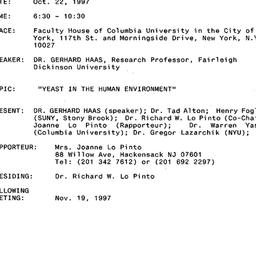 Minutes, 1997-10-22. Pollut...