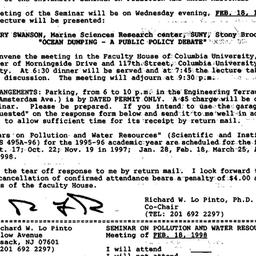 Announcements, 1998-02-01. ...