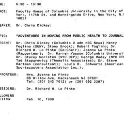 Minutes, 1998-01-28. Pollut...