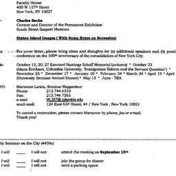 Announcements, 1998-08-28. ...