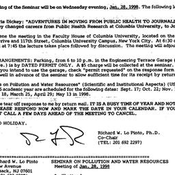 Announcements, 1997-12-09. ...