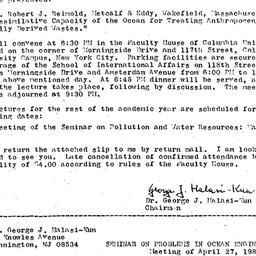 Announcements, 1988-03-15. ...