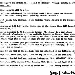 Announcements, 1980-01-09. ...