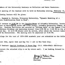 Announcements, 1980-02-13. ...