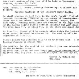 Announcements, 1969-09-25. ...