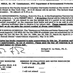 Announcements, 1998-12-14. ...