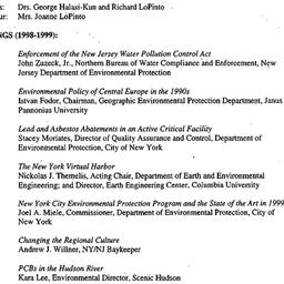 Schedules, Pollution and Wa...