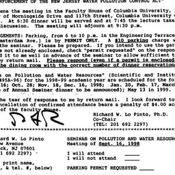 Announcements, 1999-08-26. ...