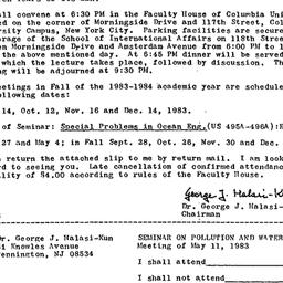 Announcements, 1982-05-11. ...