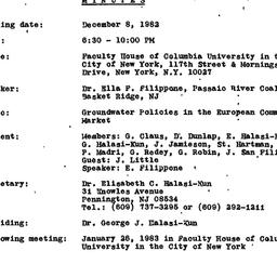 Minutes, 1982-12-10. Pollut...