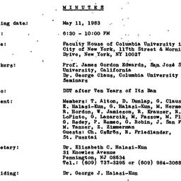 Minutes, 1983-05-12. Pollut...
