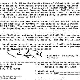 Announcements, 1992-04-20. ...